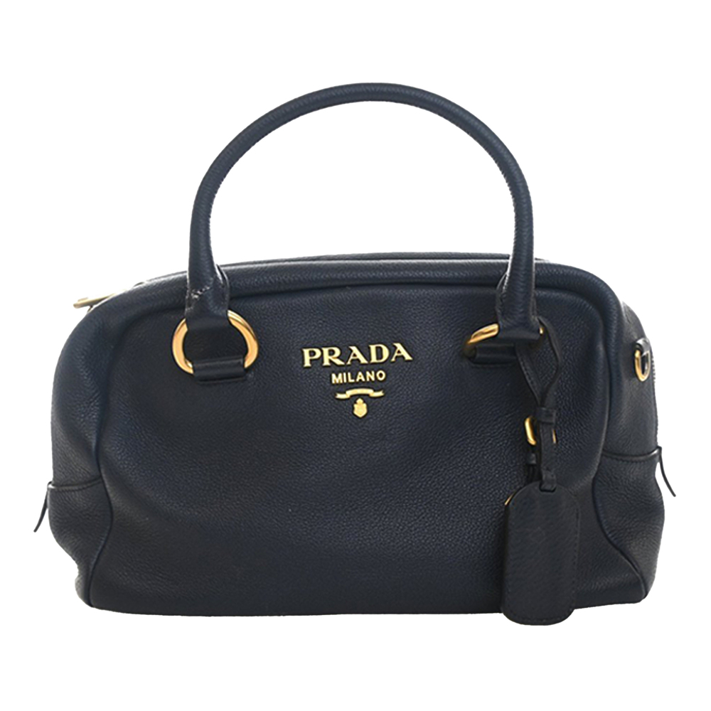 Pre-Loved Prada Vitello Phenix Bauletto Satchel - Picture 2 of 12